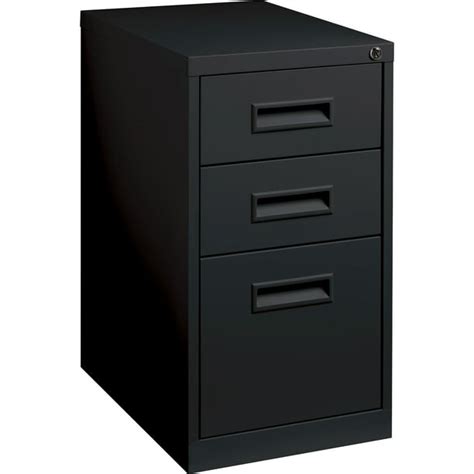 lorell 3 drawers vertical steel lockable filing cabinet black|metal 2 drawer filing cabinet.